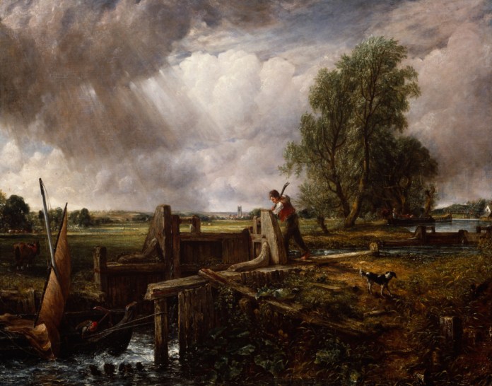 John Constable RA A Boat Passing a Lock 1826